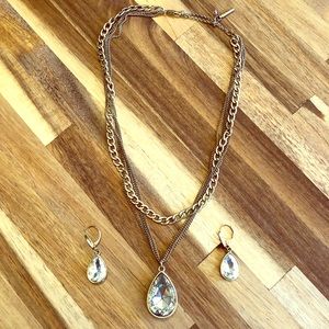 Gold Kenneth Cole Diamond of the Sea Necklace